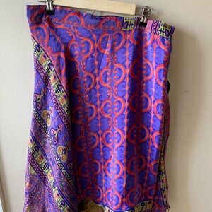 Darn Good Yarn Sari Wrap 14-32 Mini Skirt